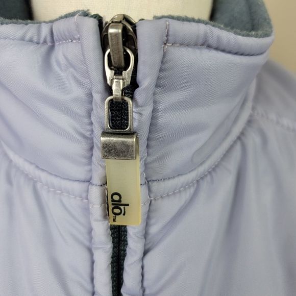 Alo Yoga Lavender Zipper Front Puffer Vest… - Picture 6 of 12